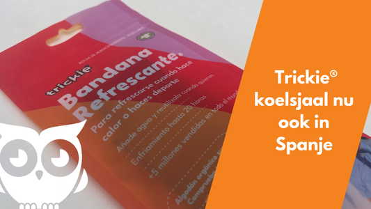 De eerste Trickie® koelsjaals verkocht in Spanje☀️