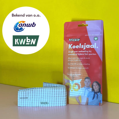 Trickie® cooling scarf striped beige